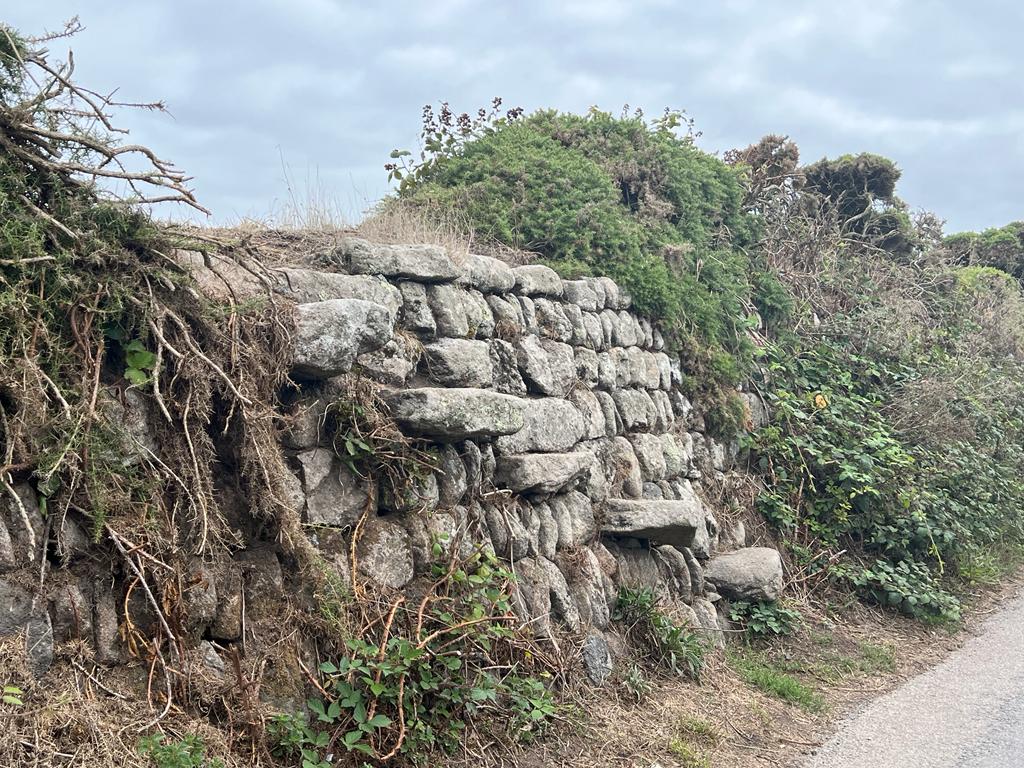 botadors paret seca Menorca or steps up a dry stone wall, also know as cantilevered steps
